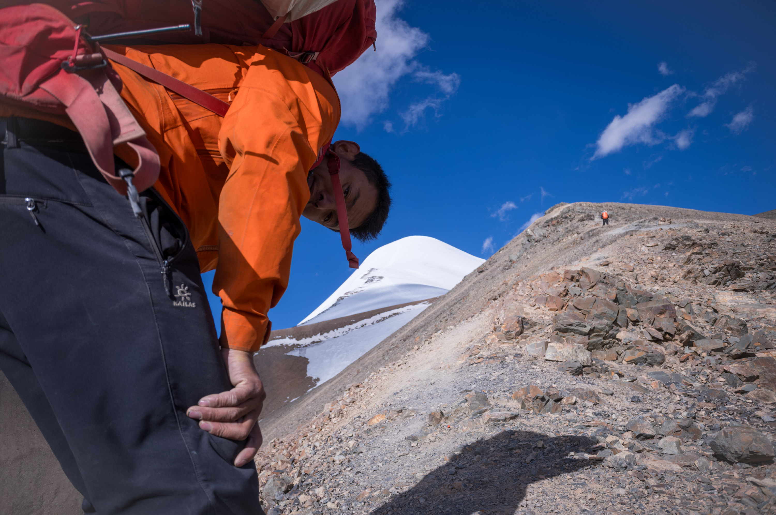 Guide and Yuzhu Peak 向导与玉珠峰